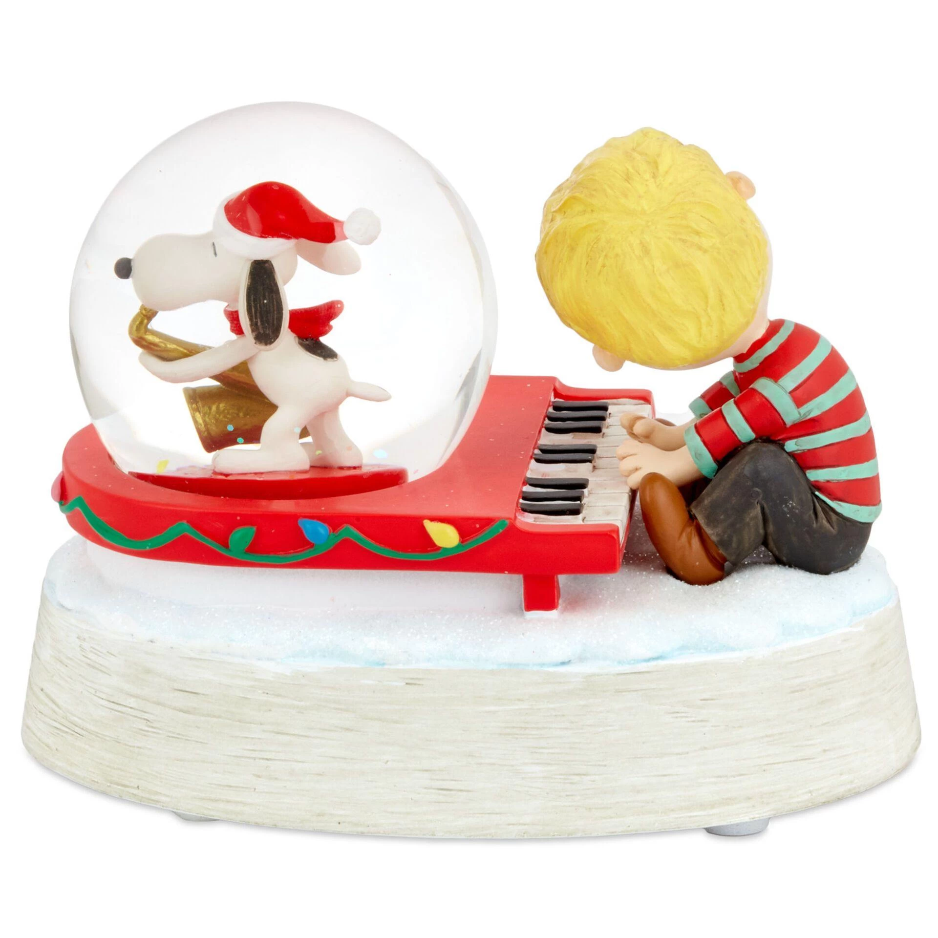 Hallmark Peanuts® Snoopy And Schroeder Musical Snow Globe 3 Hallmark Peanuts® Snoopy And Schroeder Musical Snow Globe - Image 3