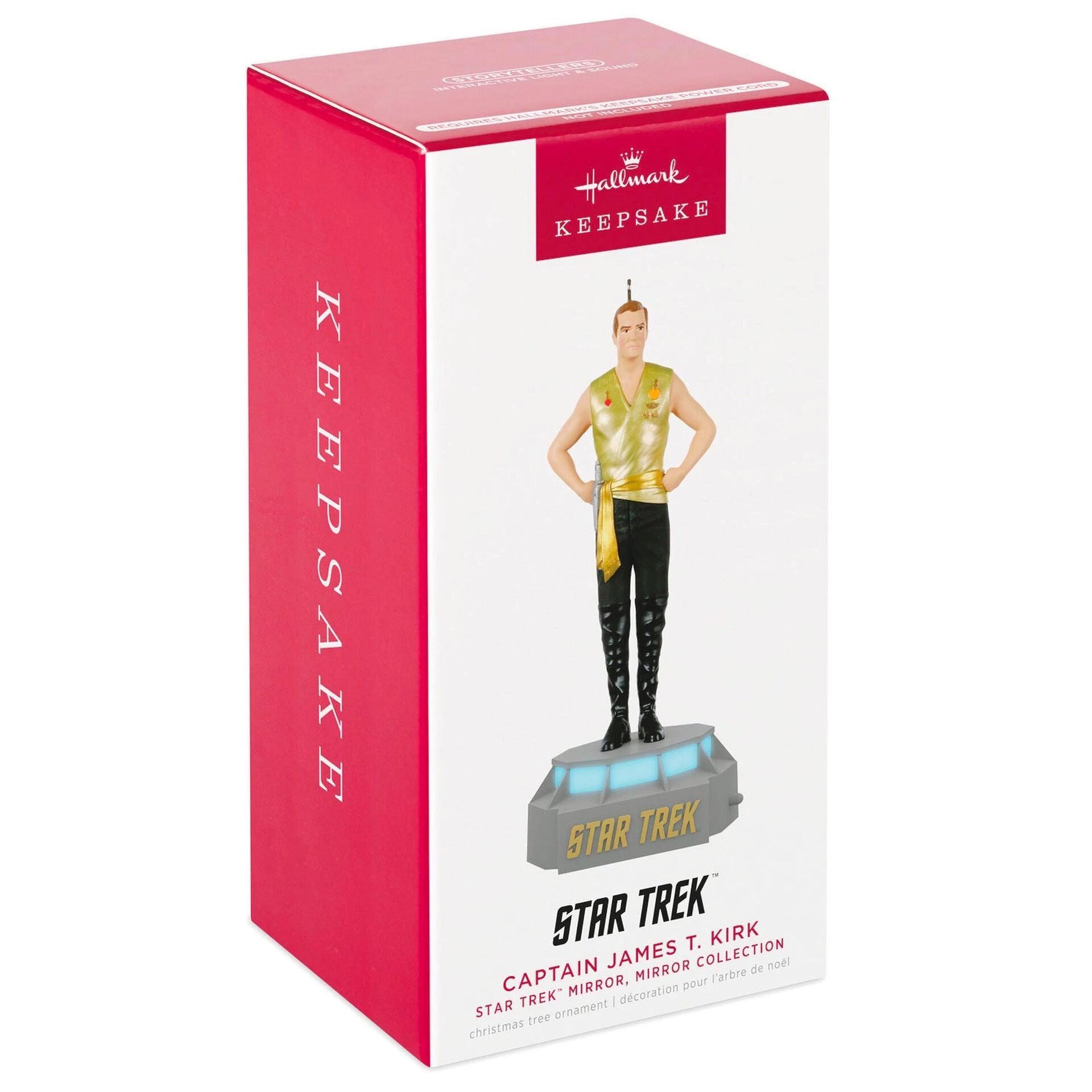 Hallmark Star Trek™ Mirror, Mirror Collection Captain James T. Kirk Ornament W Light And Sound 2 Hallmark Star Trek™ Mirror, Mirror Collection Captain James T. Kirk Ornament W Light And Sound - Image 2