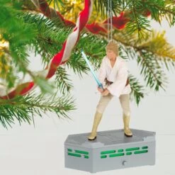 Hallmark Star Wars: A New Hope™ Collection Luke Skywalker™ Ornament W Light And Sound -Toy store star wars a new hopetm collection luke skywalkertm ornament w light and sound 4 33074594906296