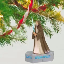 Hallmark Star Wars: A New Hope™ Collection Obi-Wan Kenobi™ Ornament W Light And Sound -Toy store star wars a new hopetm collection obi wan kenobitm ornament w light and sound 4 33074594775224