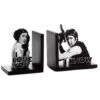 Hallmark Star Wars Han Solo And Princess Leia Bookends, Set Of 2 Desk Accessories Sci-Fi
