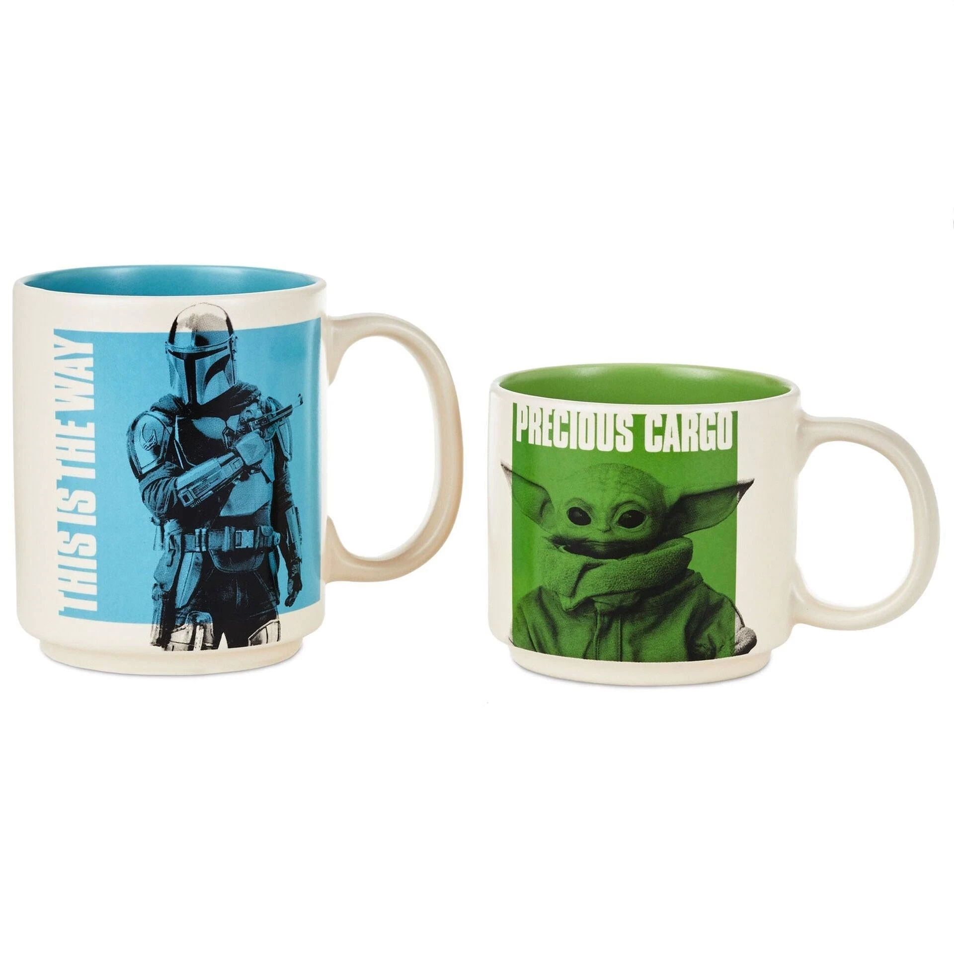 Hallmark Star Wars: The Mandalorian™ And Grogu™ Adult And Child Stacking Mugs, Set Of 2 2 Hallmark Star Wars: The Mandalorian™ And Grogu™ Adult And Child Stacking Mugs, Set Of 2 - Image 2