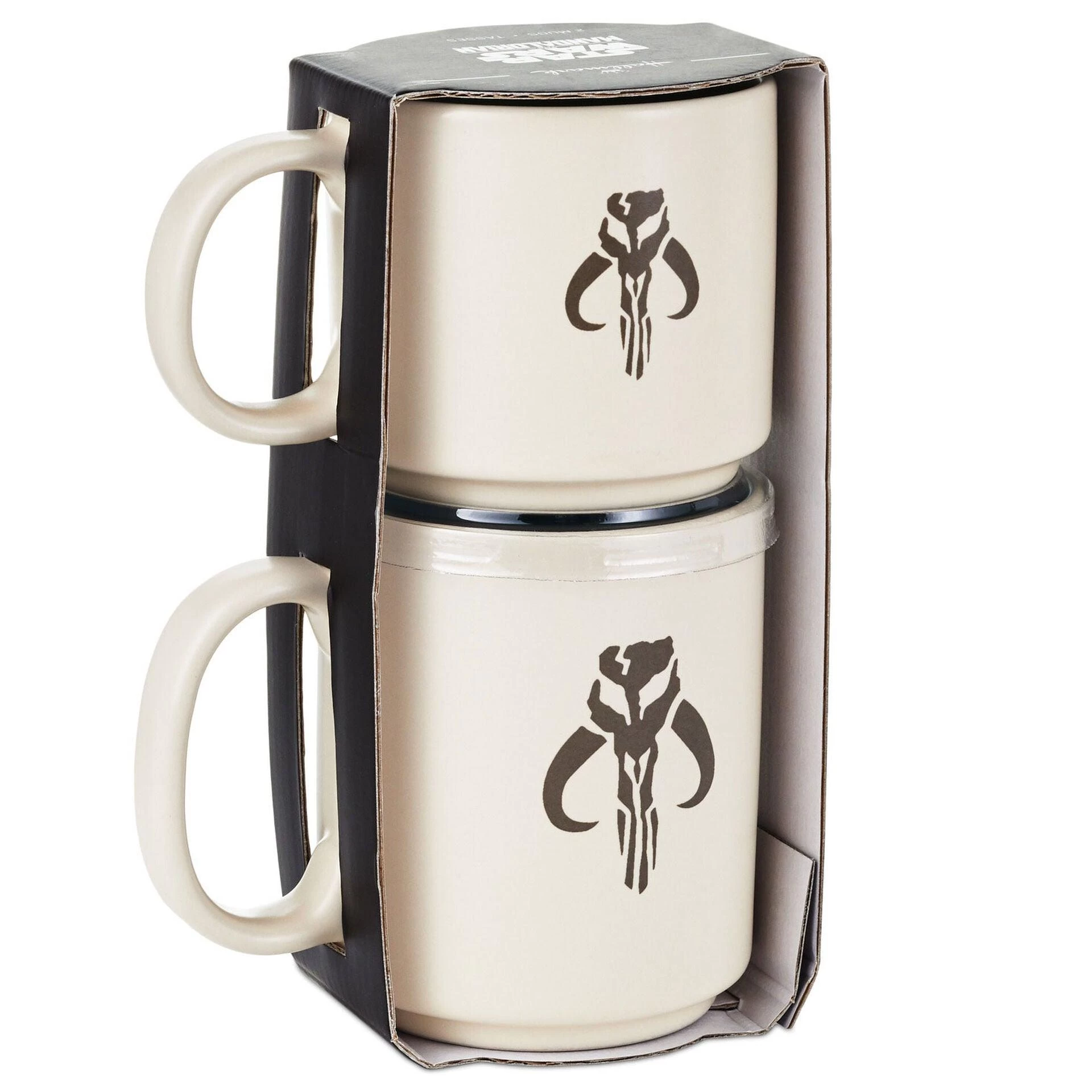 Hallmark Star Wars: The Mandalorian™ And Grogu™ Adult And Child Stacking Mugs, Set Of 2 3 Hallmark Star Wars: The Mandalorian™ And Grogu™ Adult And Child Stacking Mugs, Set Of 2 - Image 3
