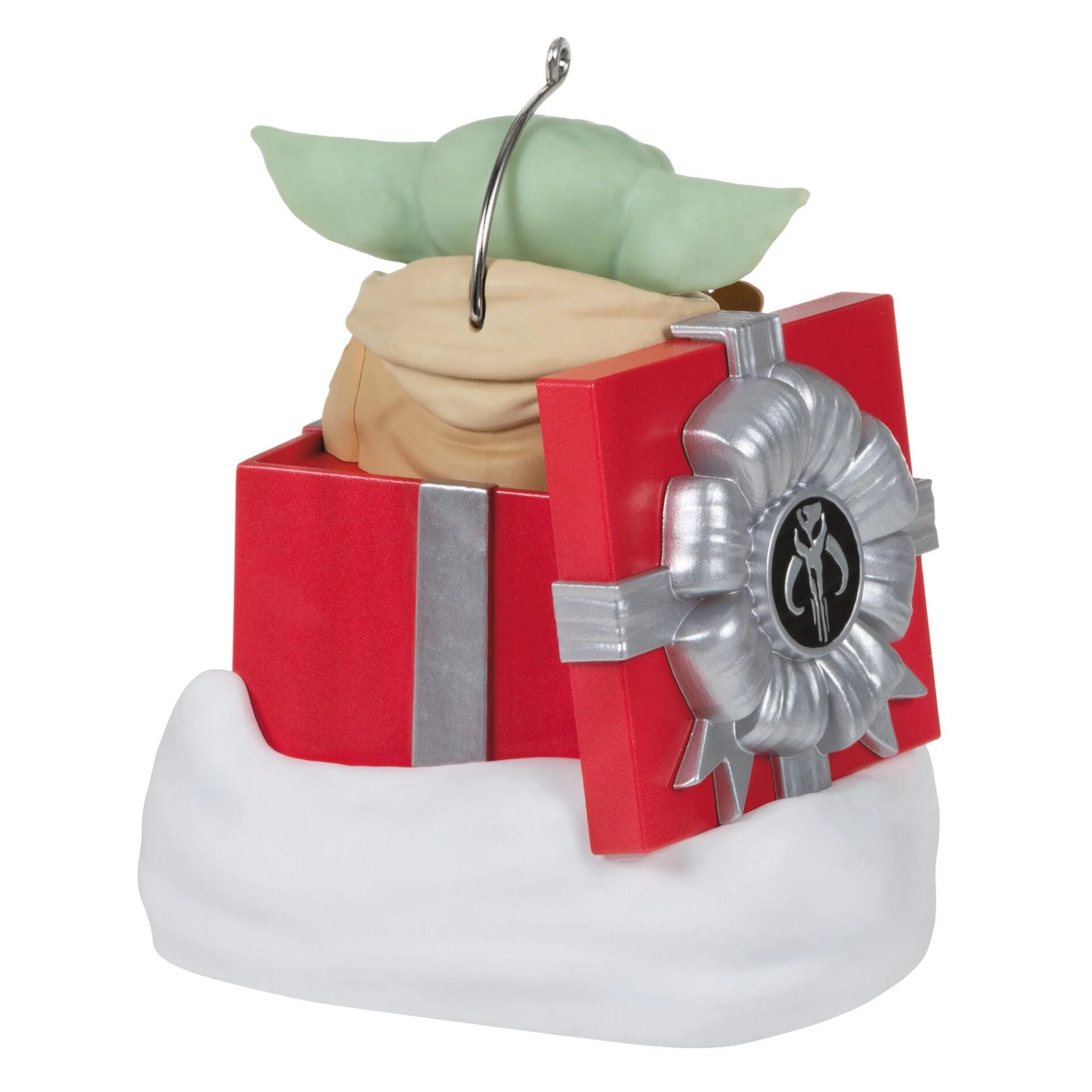 Hallmark Star Wars: The Mandalorian™ Grogu™ Greetings Ornament With Sound And Motion 2 Hallmark Star Wars: The Mandalorian™ Grogu™ Greetings Ornament With Sound And Motion - Image 2
